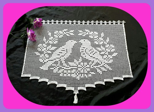 Häkelgardine 60 - häkelgardine, 🕊🕊